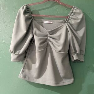 Elegant Green Women's Top